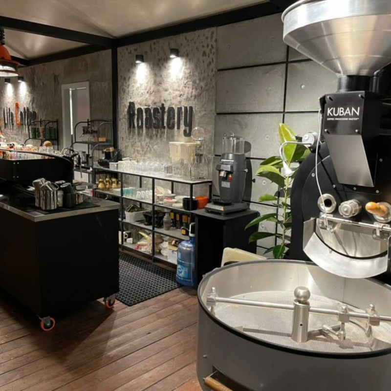 kuban base 30 kg industrial coffee roaster