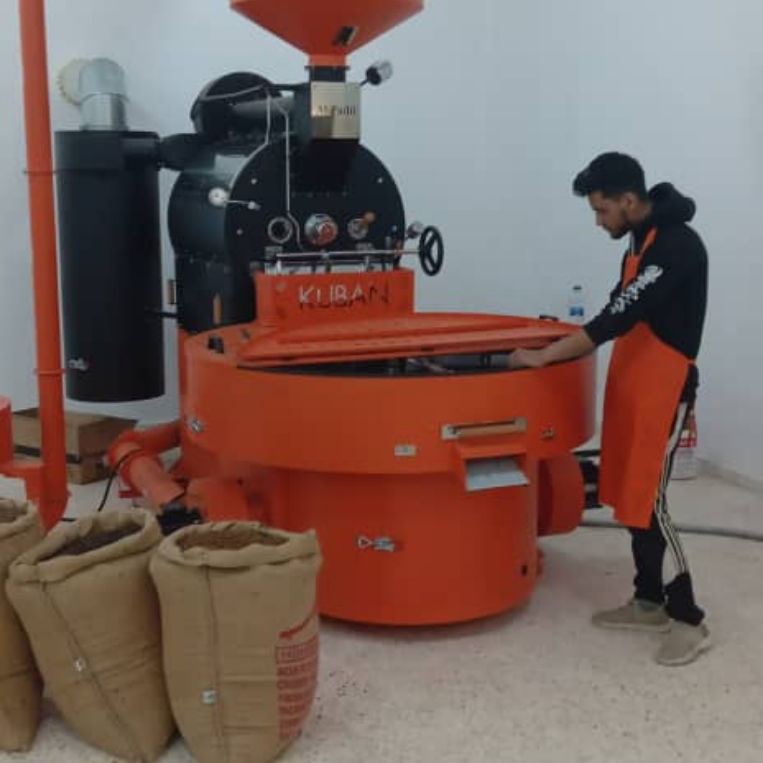 kuban base 30 kg industrial coffee roaster