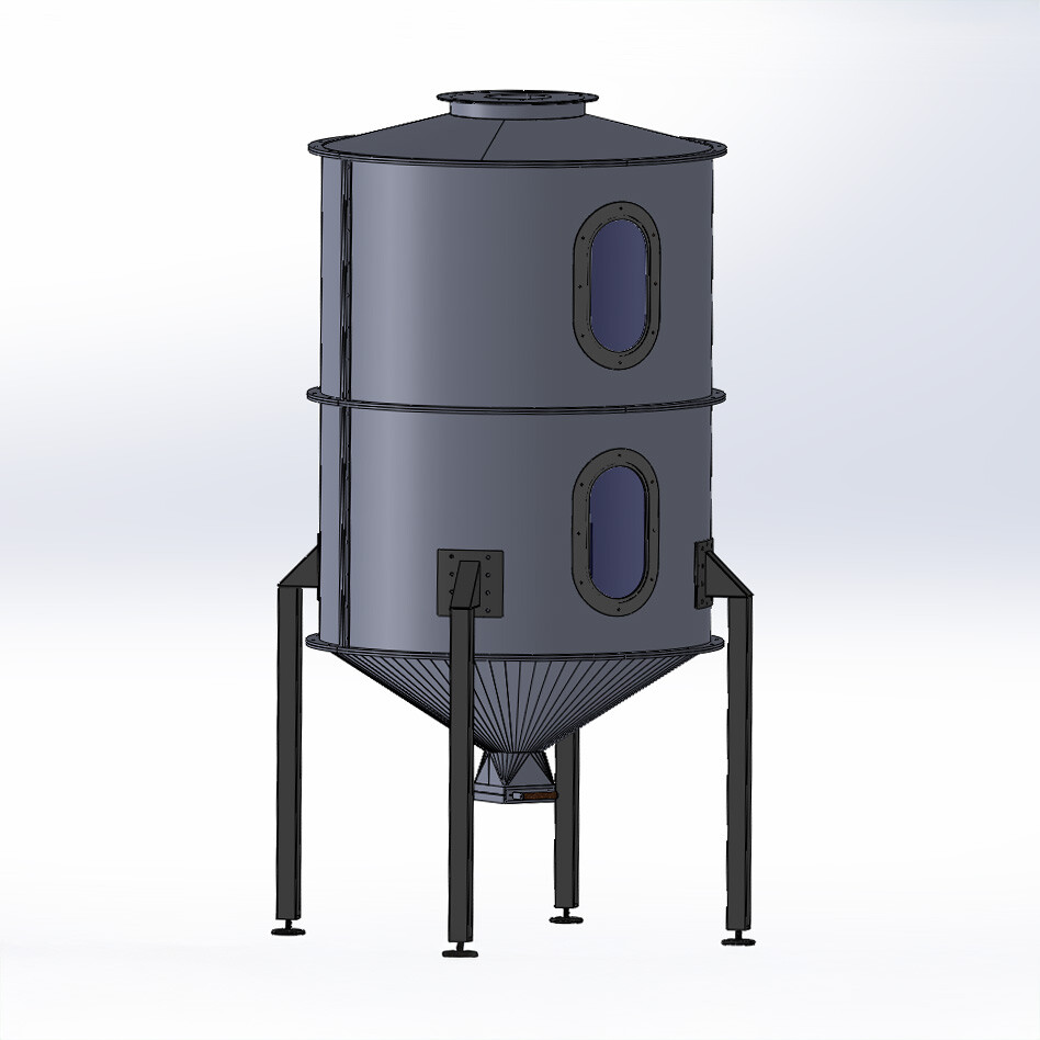 600kg silo kuban00233 - Industrial Coffee Bean Silo systems