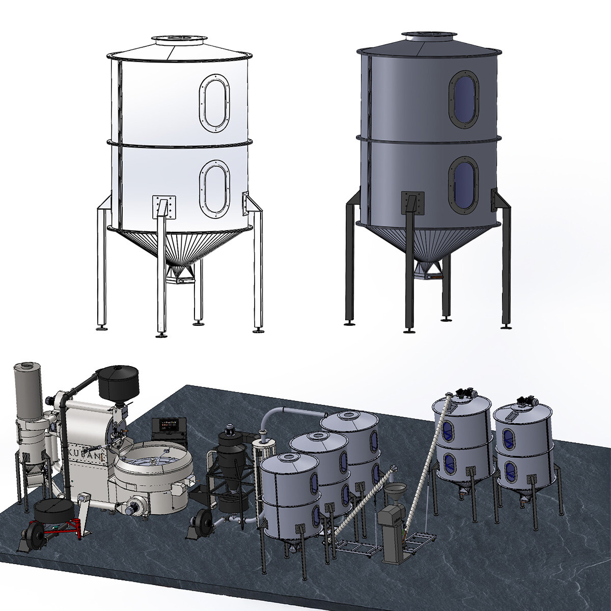 silo600 1 - Coffee Roasting Equipment