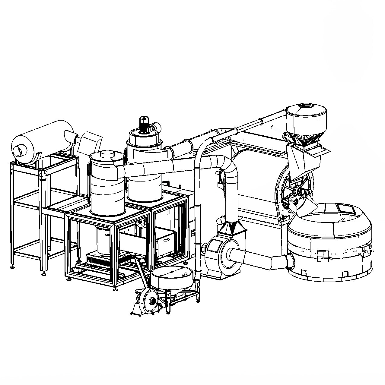 120KG KAVURMA MONTAJ V2 - Industrial Roasters New
